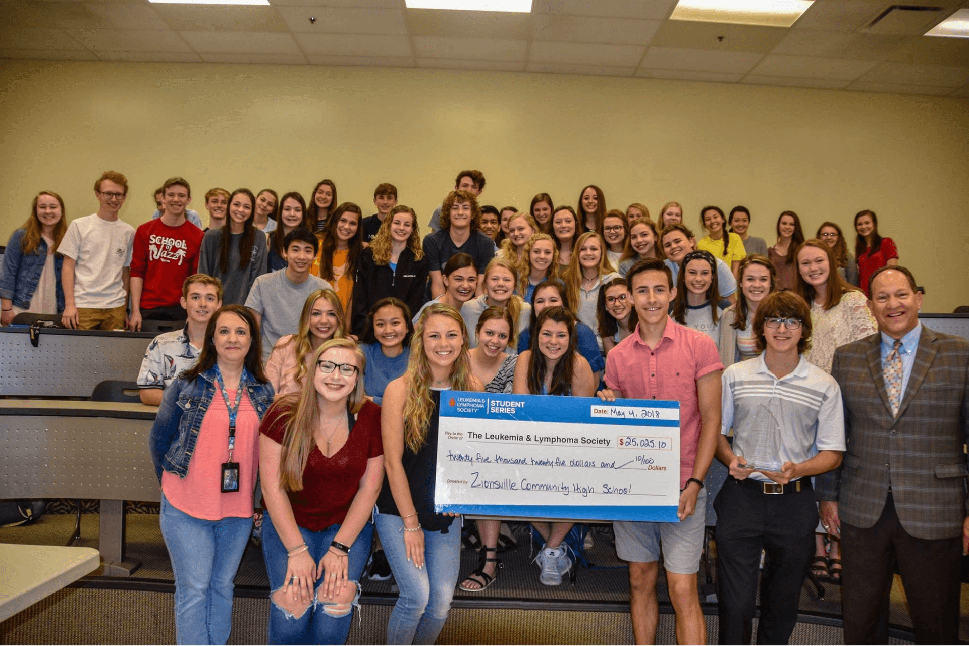 Will's first encounter with a five-figure philanthropic check