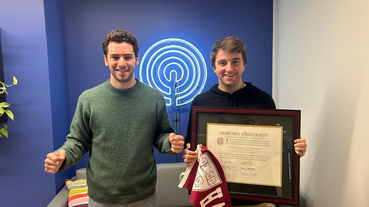 Aaron and Will at the DonorAtlas office
